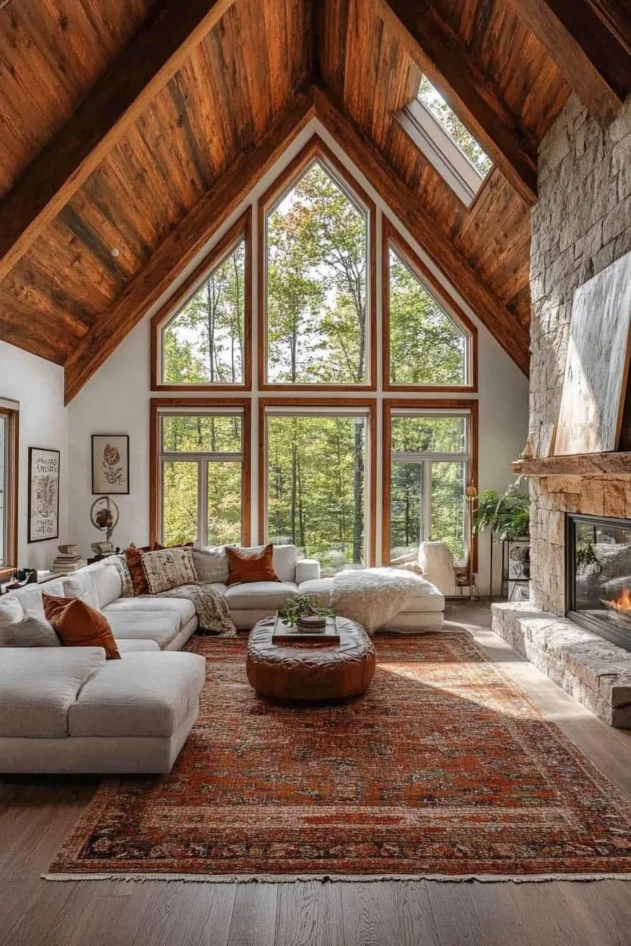 A Mountainside Living Room With Big Views