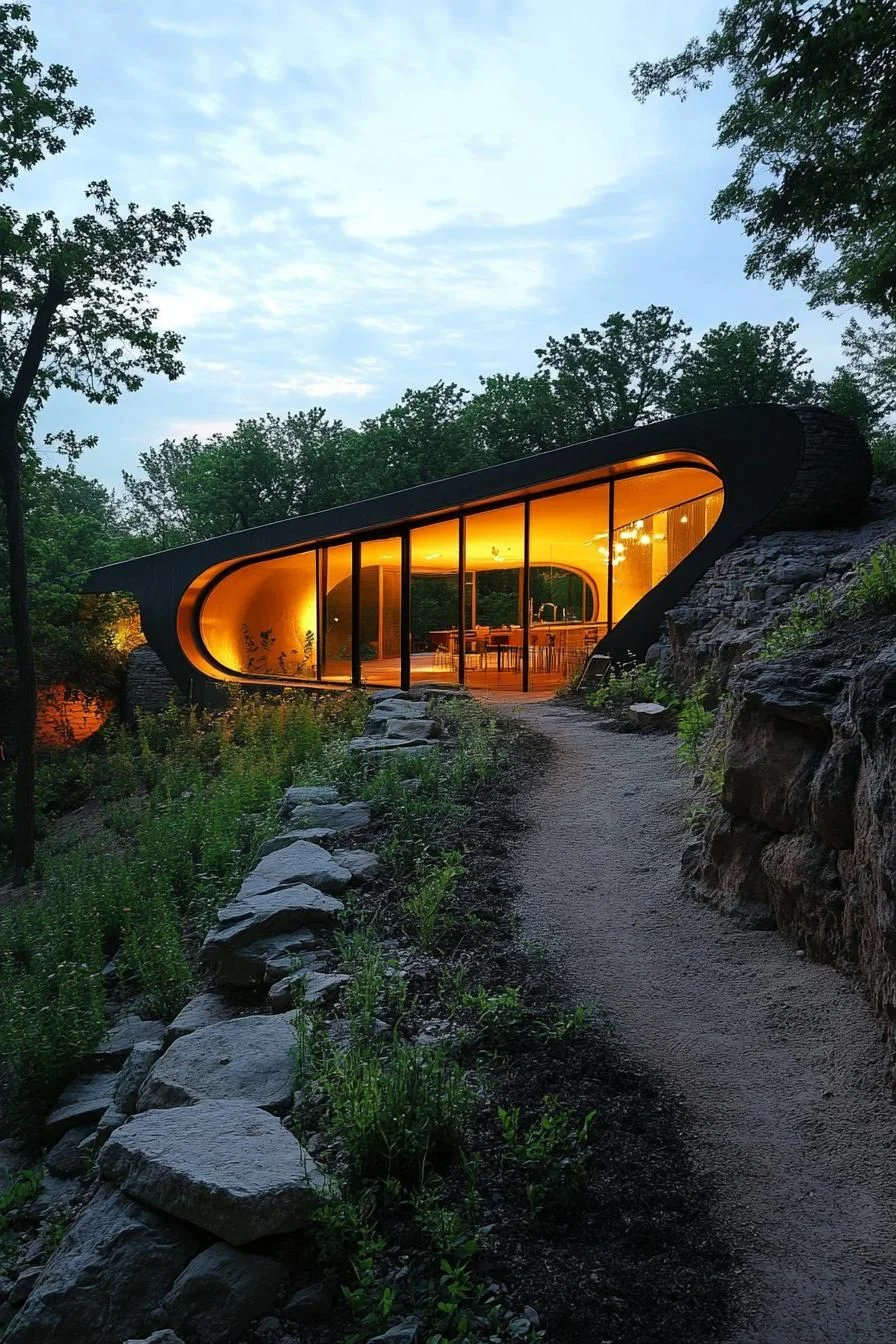 Glass Accents That Reflect the Landscape - photo 2