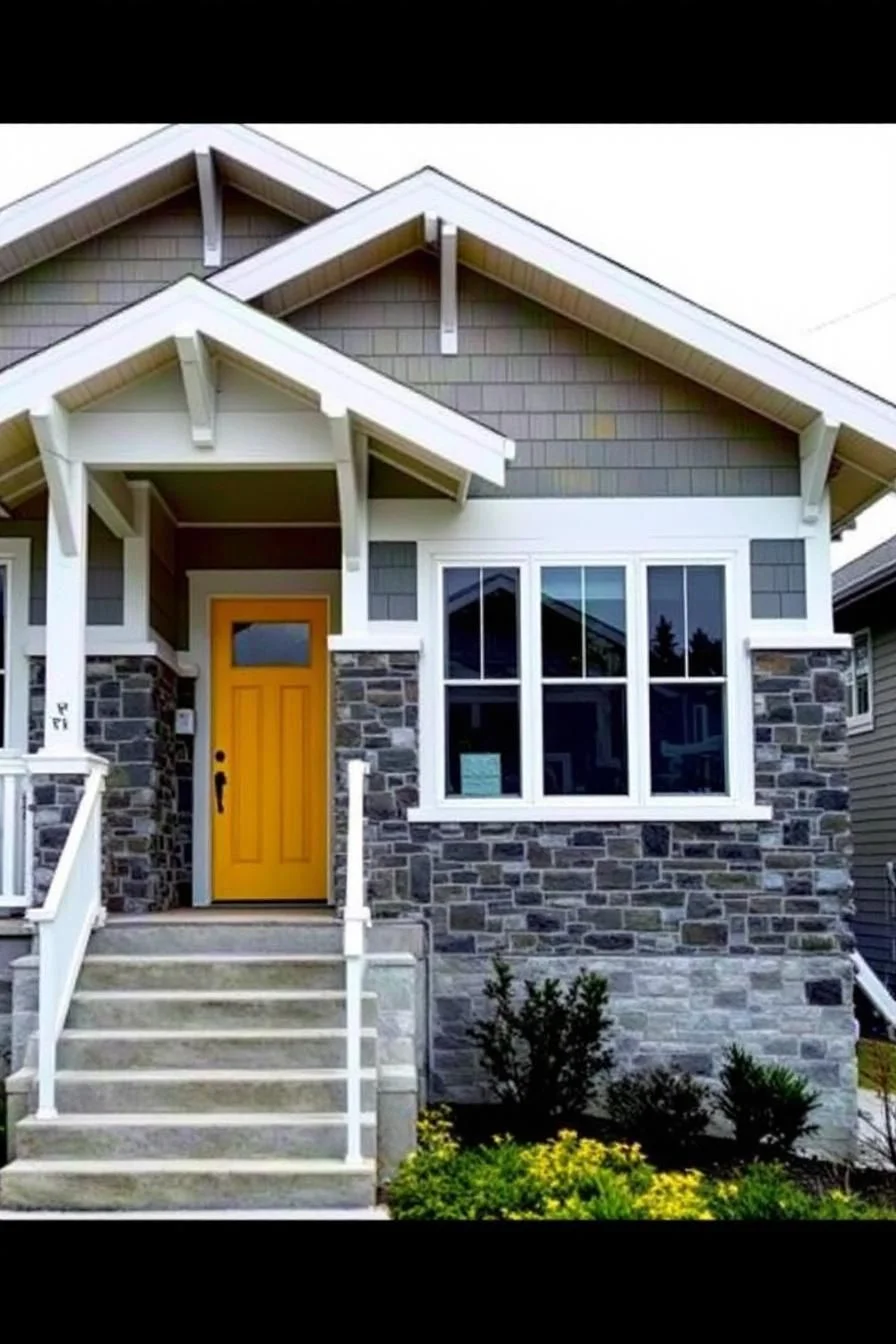 A Sunlit Stone Craftsman Cottage