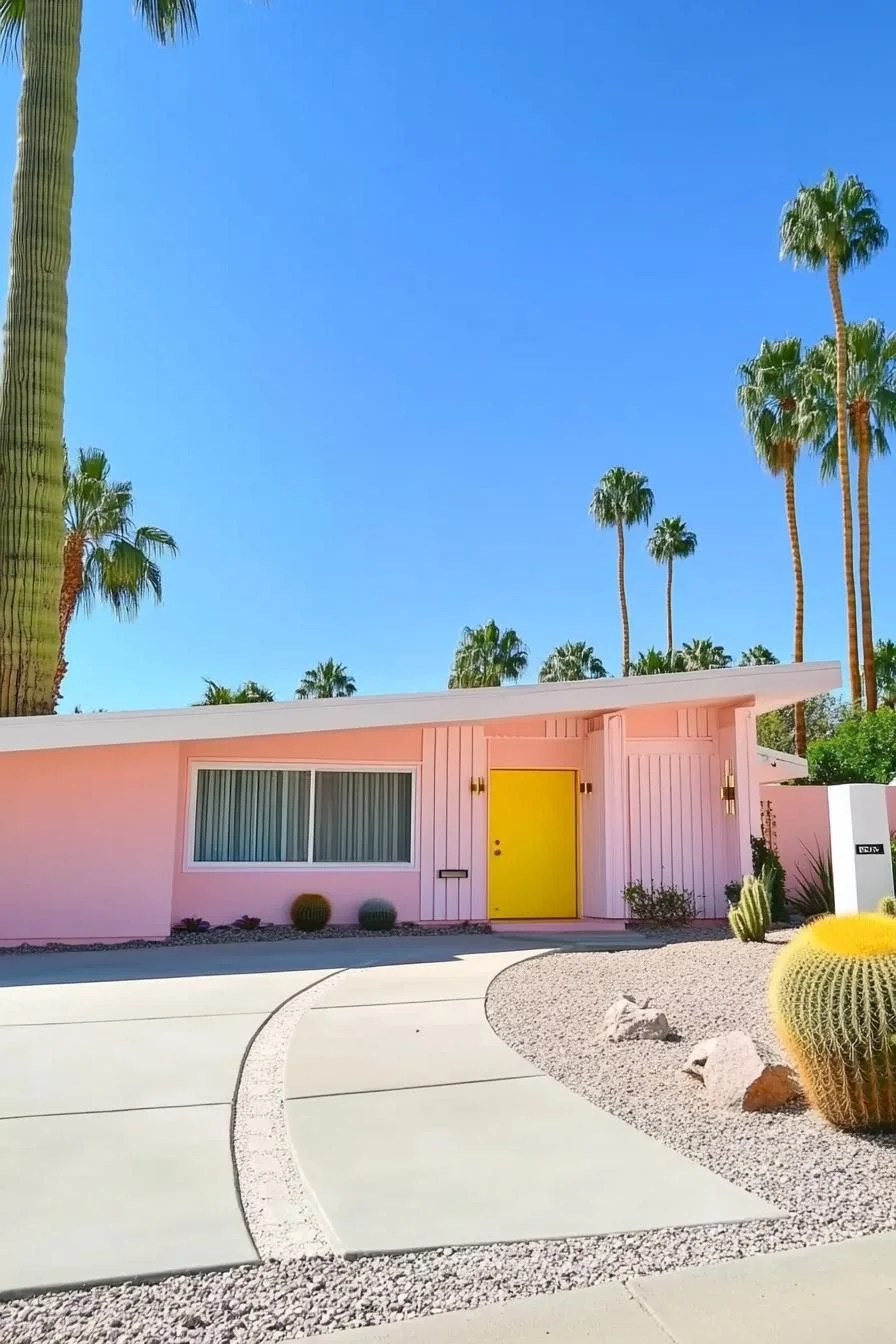 A Playful Pink Take on Desert Design