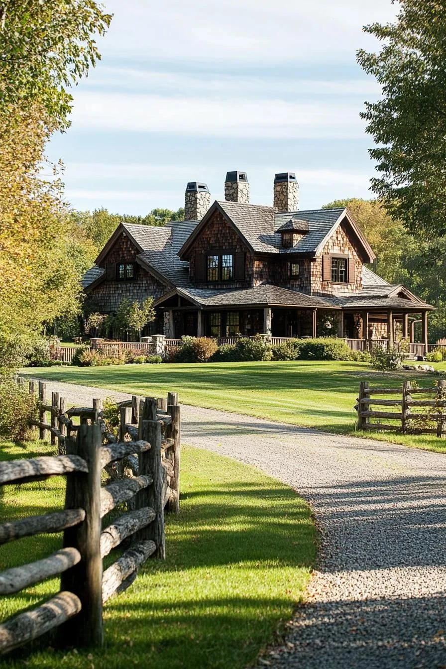 A Rustic Standout on a Country Lane