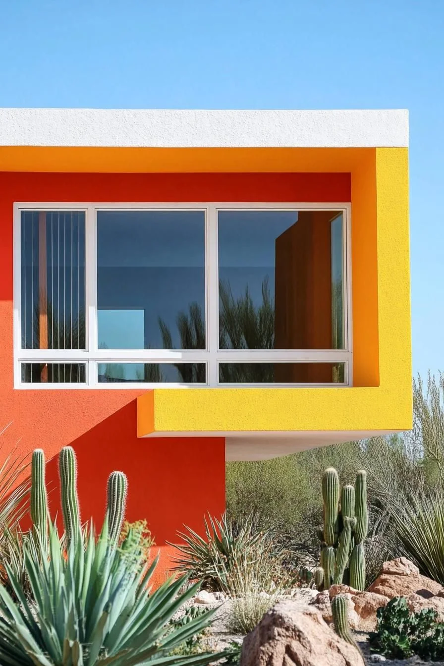 Sunburst Colors in Desert Homes