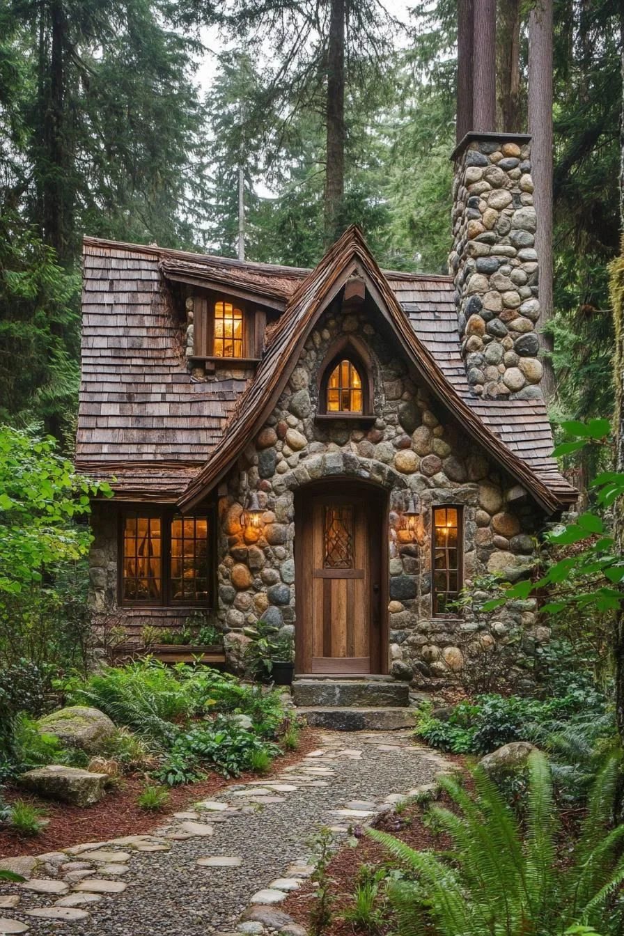 A Fairytale Stone Cottage in the Forest