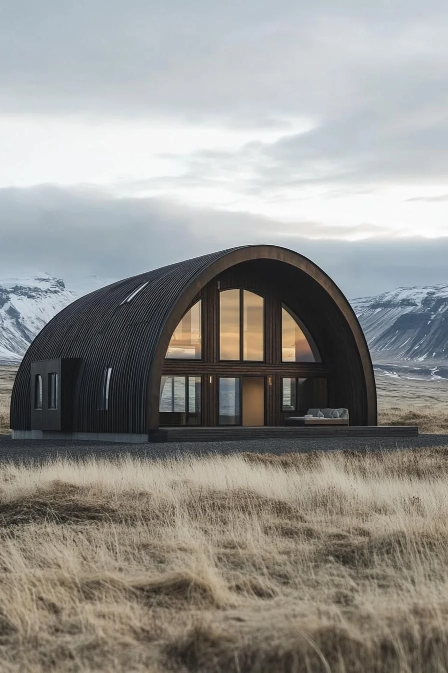 A Rounded Shelter on the Open Tundra