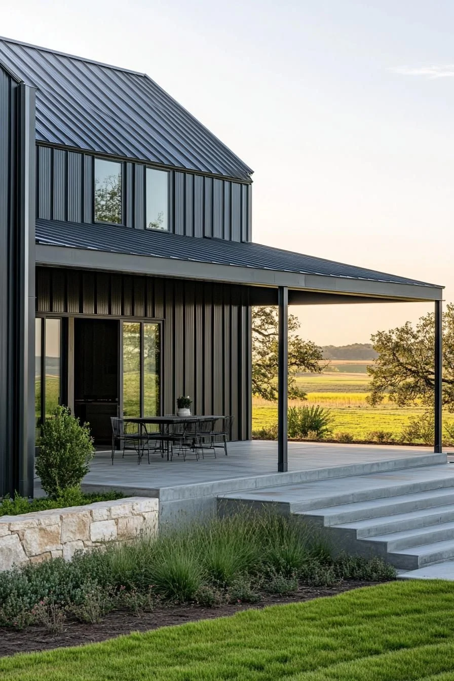 A Quiet Steel Home on the Prairie
