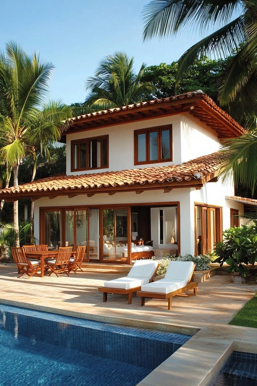 A Calm Home With Terracotta Tile