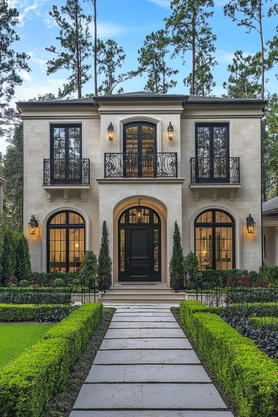 Classic French Home Facade Design