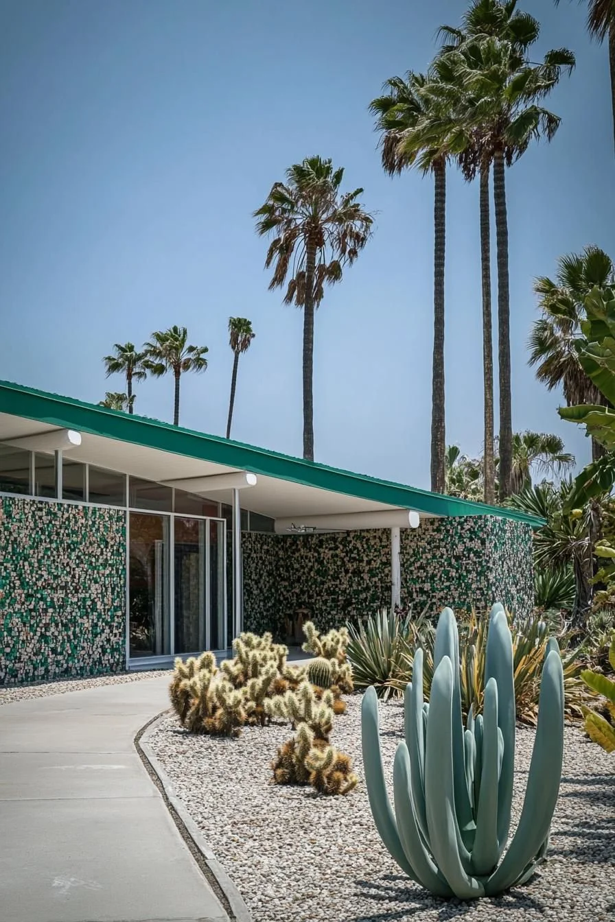 A Patterned Retreat in Palm Springs