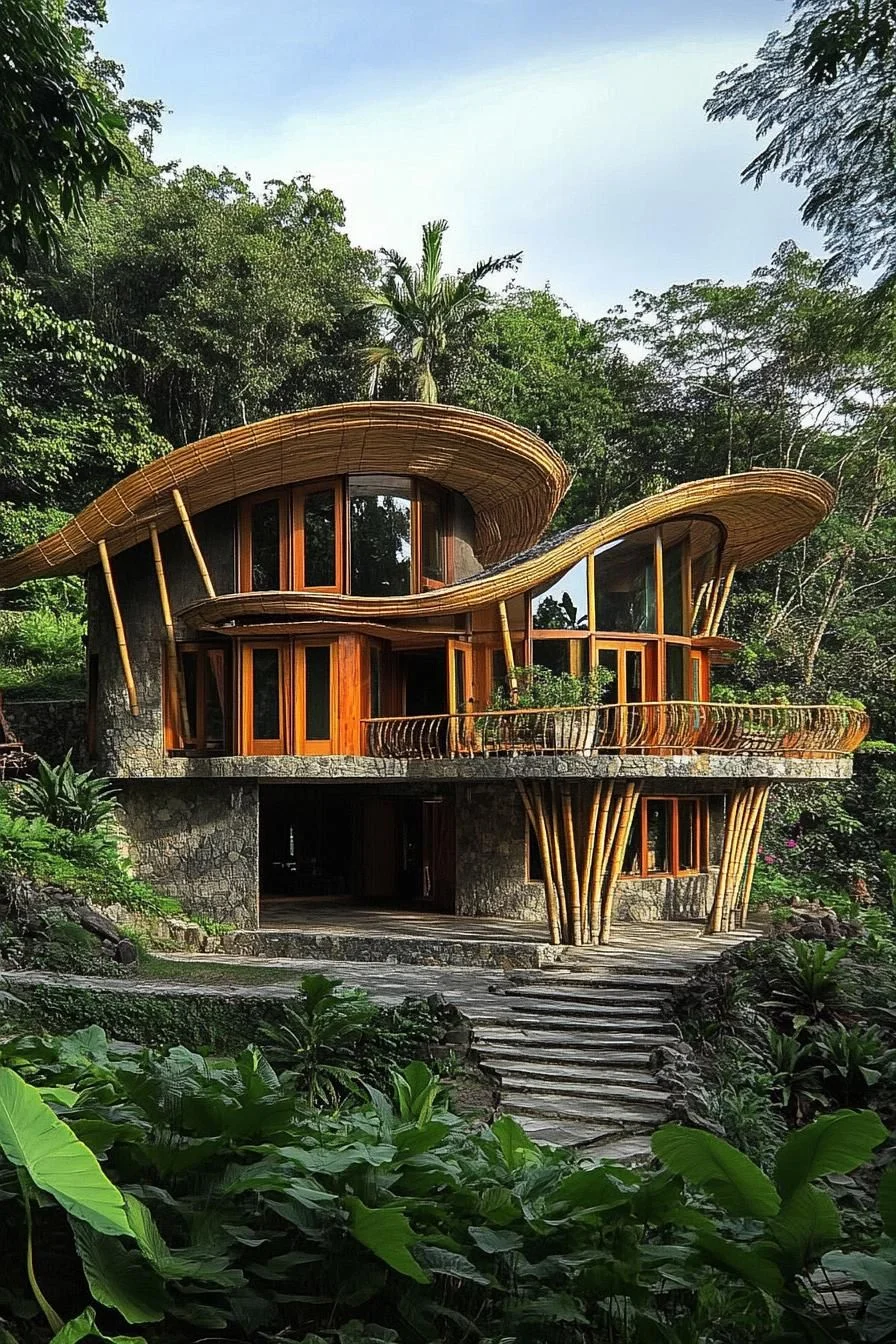 Bamboo Wave: A Verdant Crest Retreat