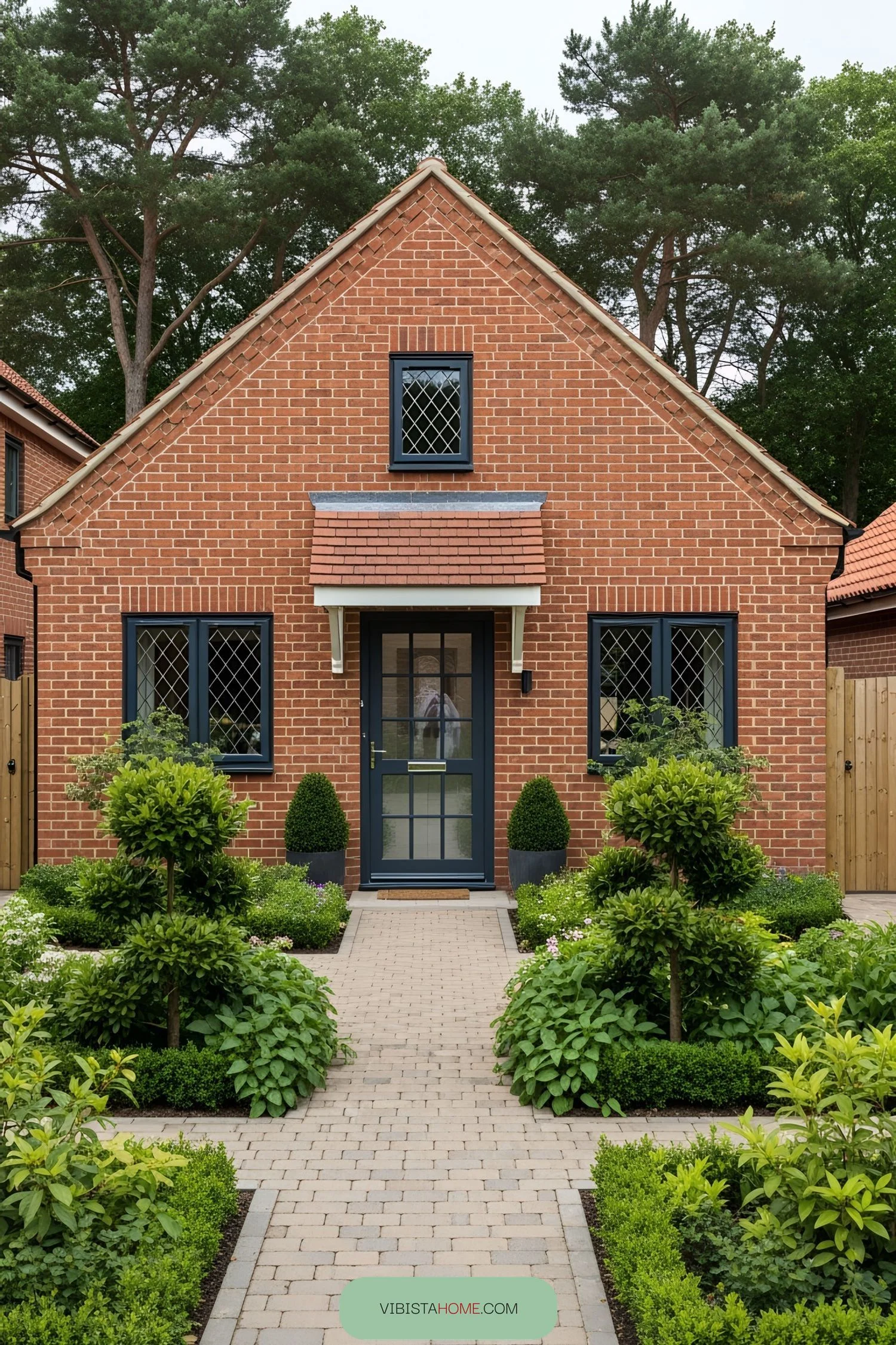 A Bold Brick Shack Full of Color