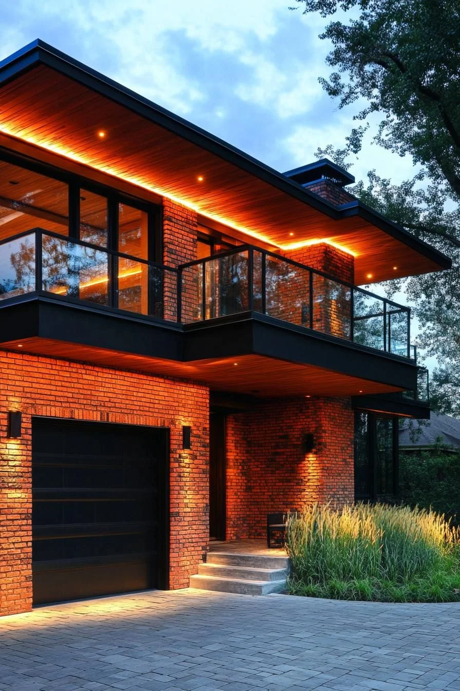 A Contemporary Villa in Brick