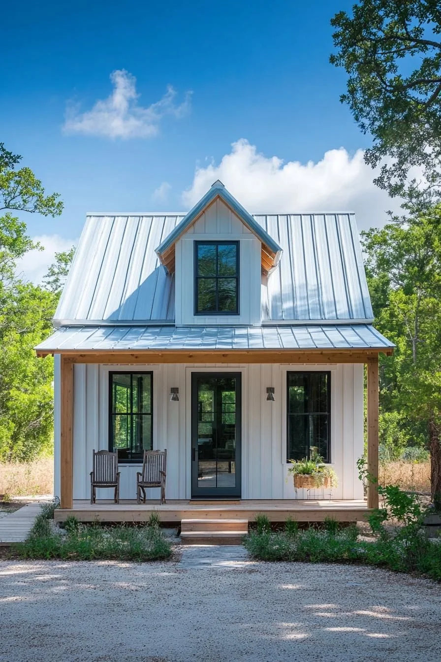 Small Corrugated Metal Home