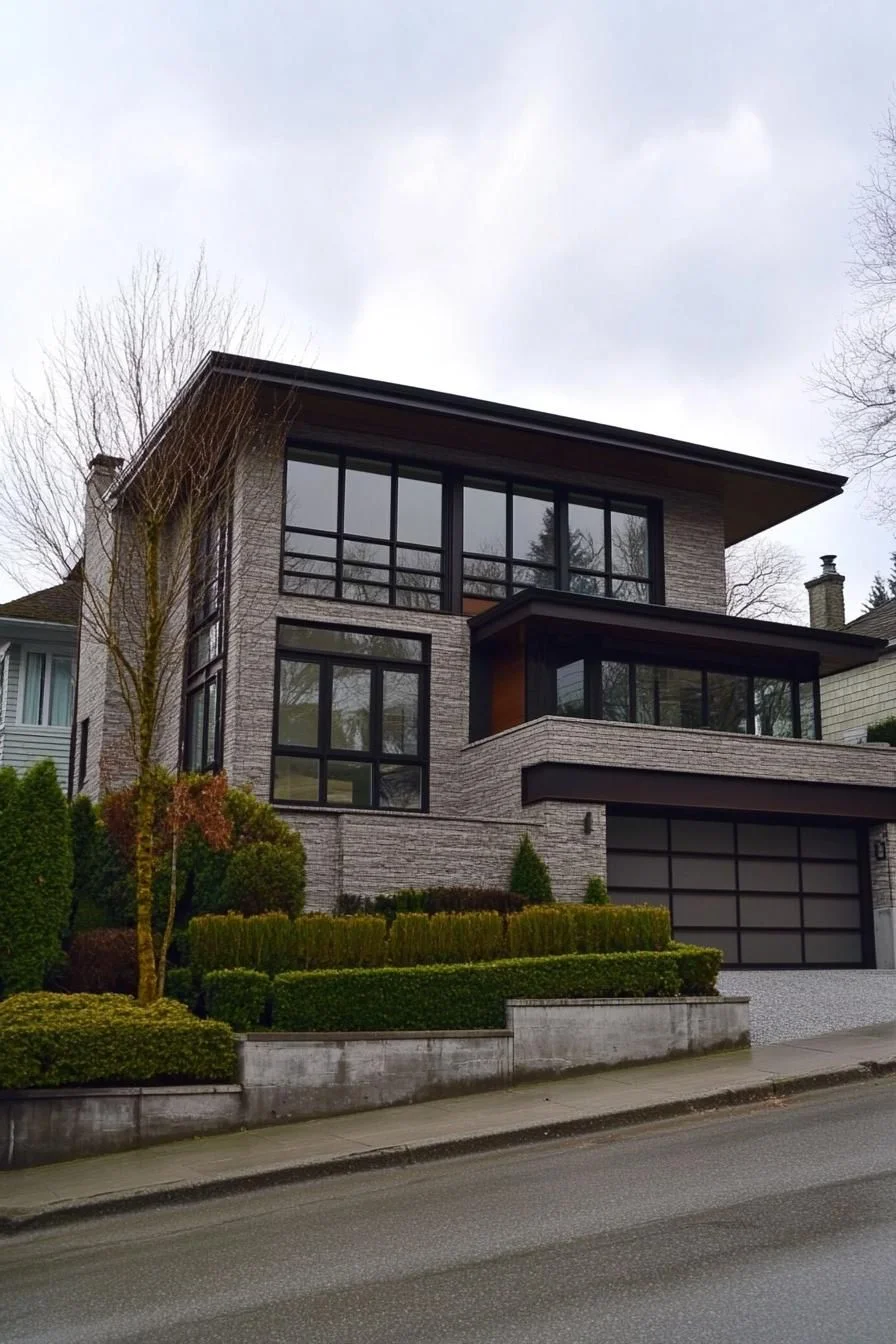 A Stylish House In A Suburban Setting