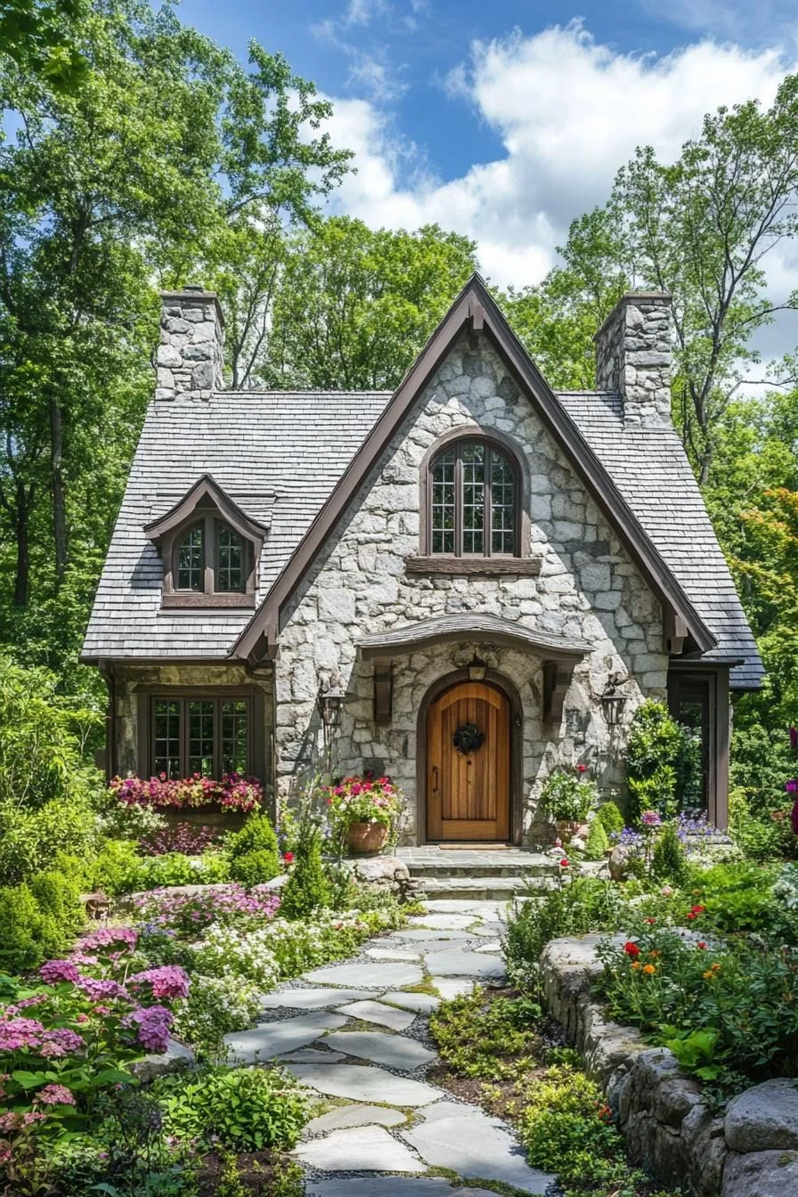 A Storybook Stone Cottage in Full Splendor