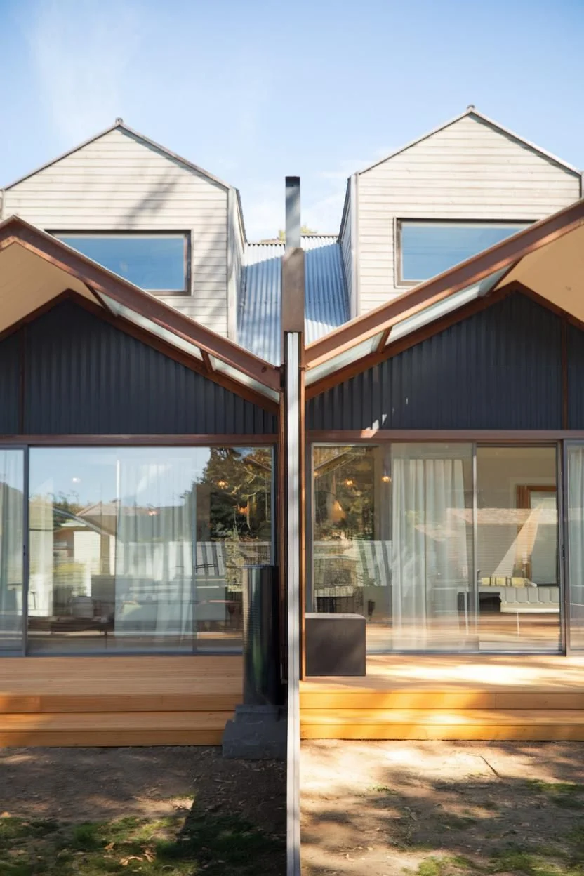 Timber Gabled Duplex Groove