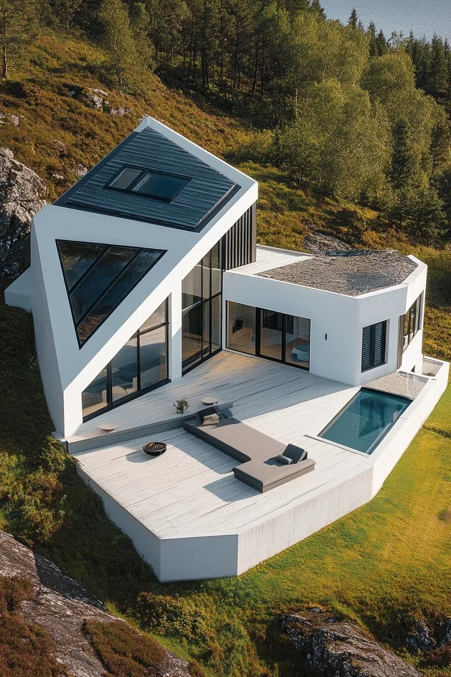 Futuristic Nest Amidst Nature
