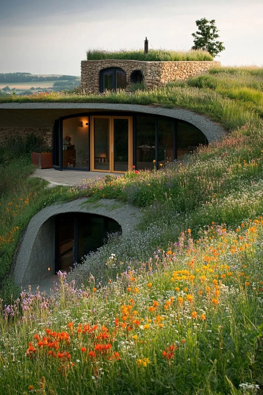 Herb Gardens Growing on Vertical Walls