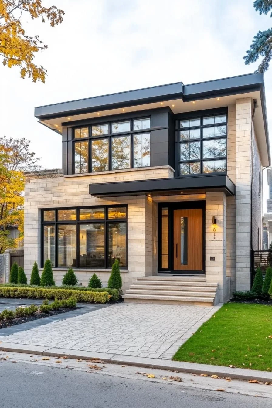 A Stately Stone Home With Urban Flair