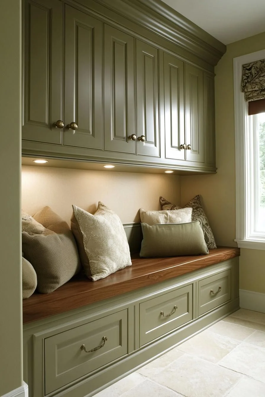 Quiet Olive-Toned Corner