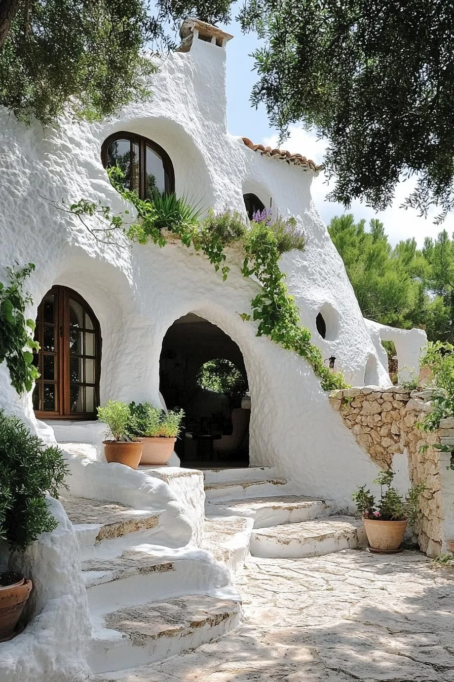 A Villa Full of Whimsical Curves