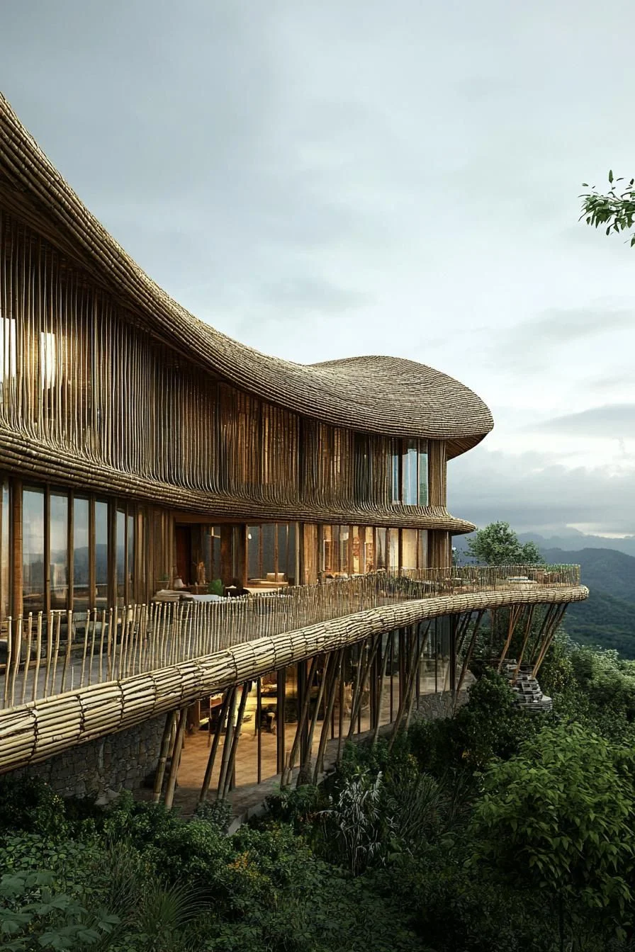 Bamboo Waves: A Hilltop Haven Home