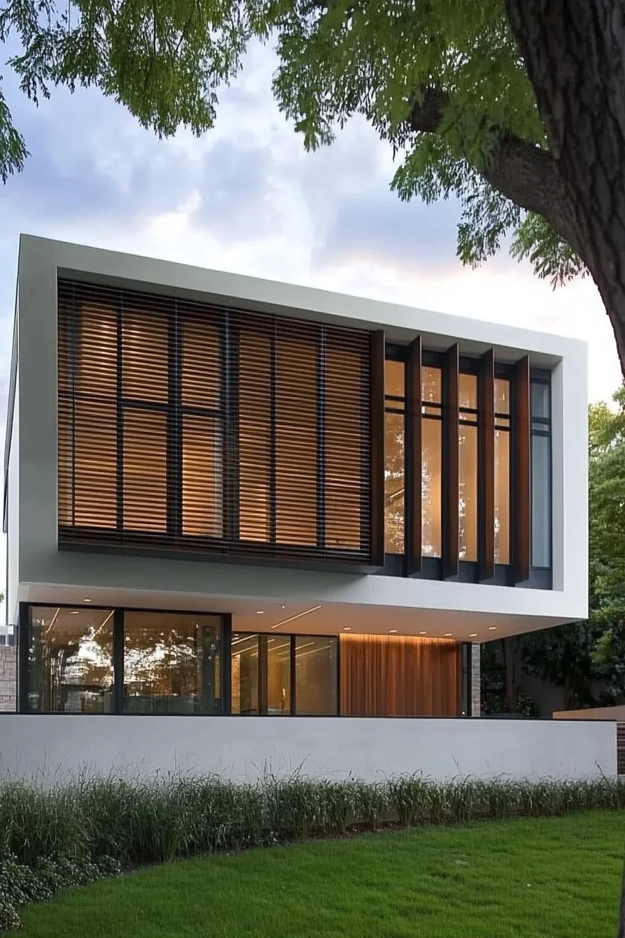 Square Shapes Bring Order to This Facade
