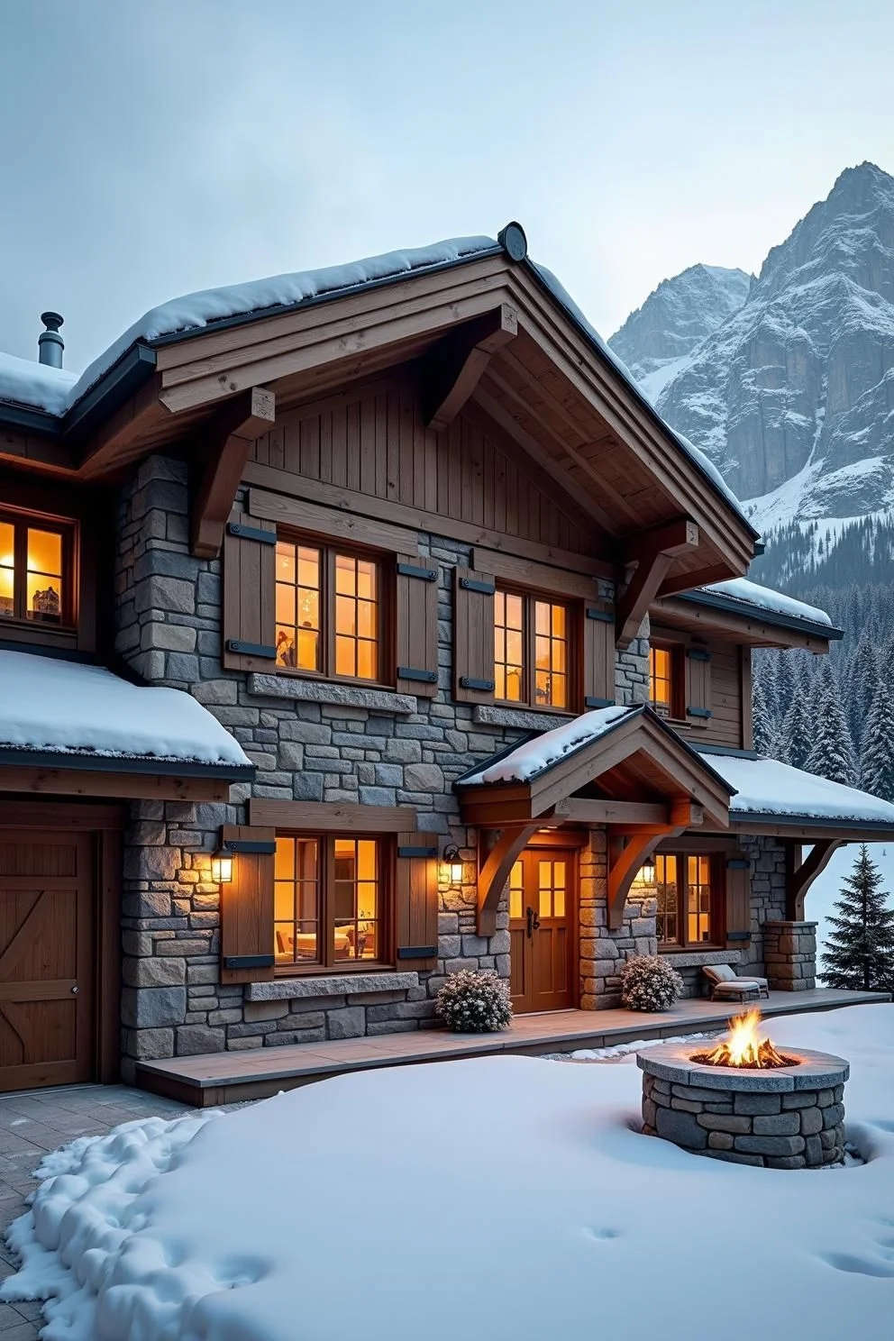 Stone-Clad Sanctuary in the Mountains