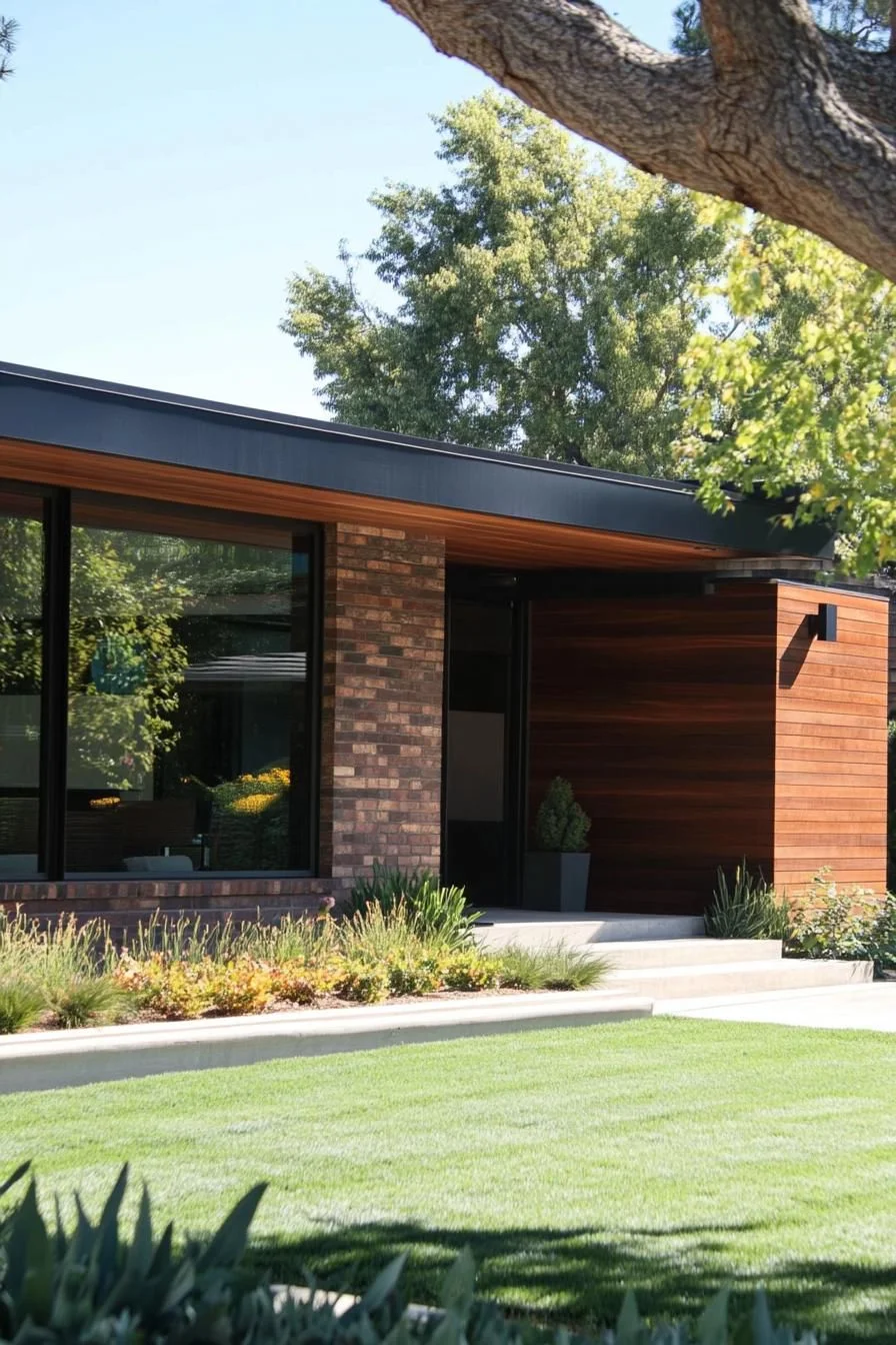 Brick Charm Amid Green Surroundings