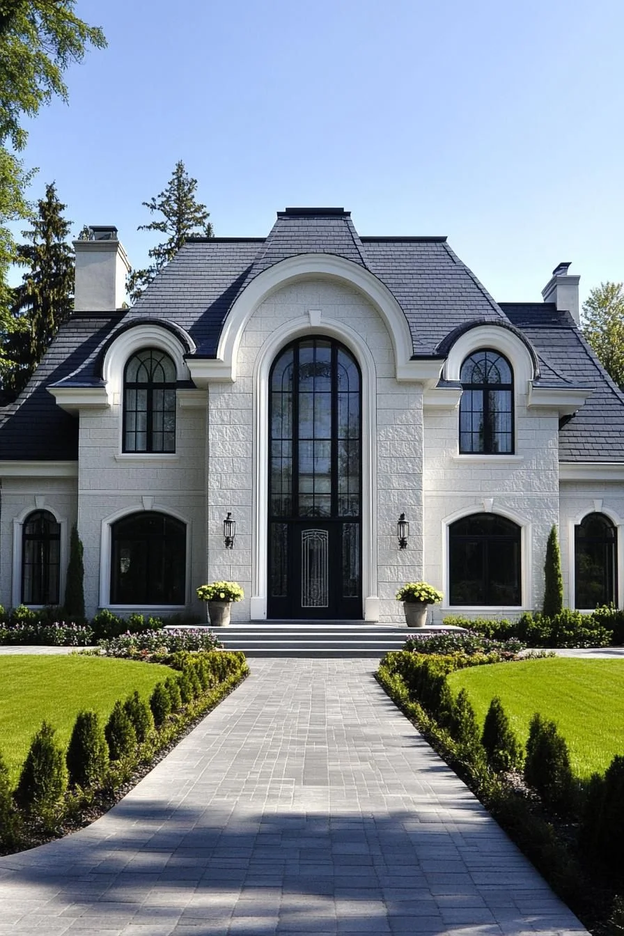 Extravagant Home With Curved Design