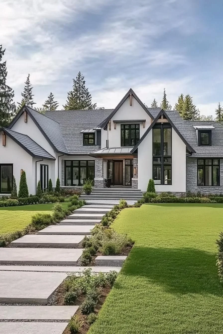 A Gabled Home in the Whispering Woods