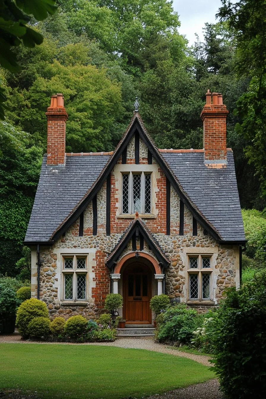 Brick Cottage with Gnome-House Charm