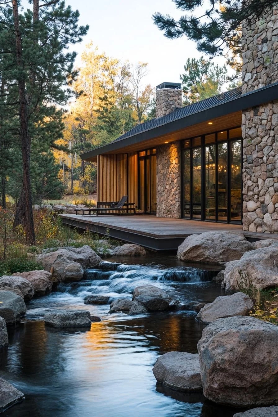 Creekside Views From Rocky Terrain