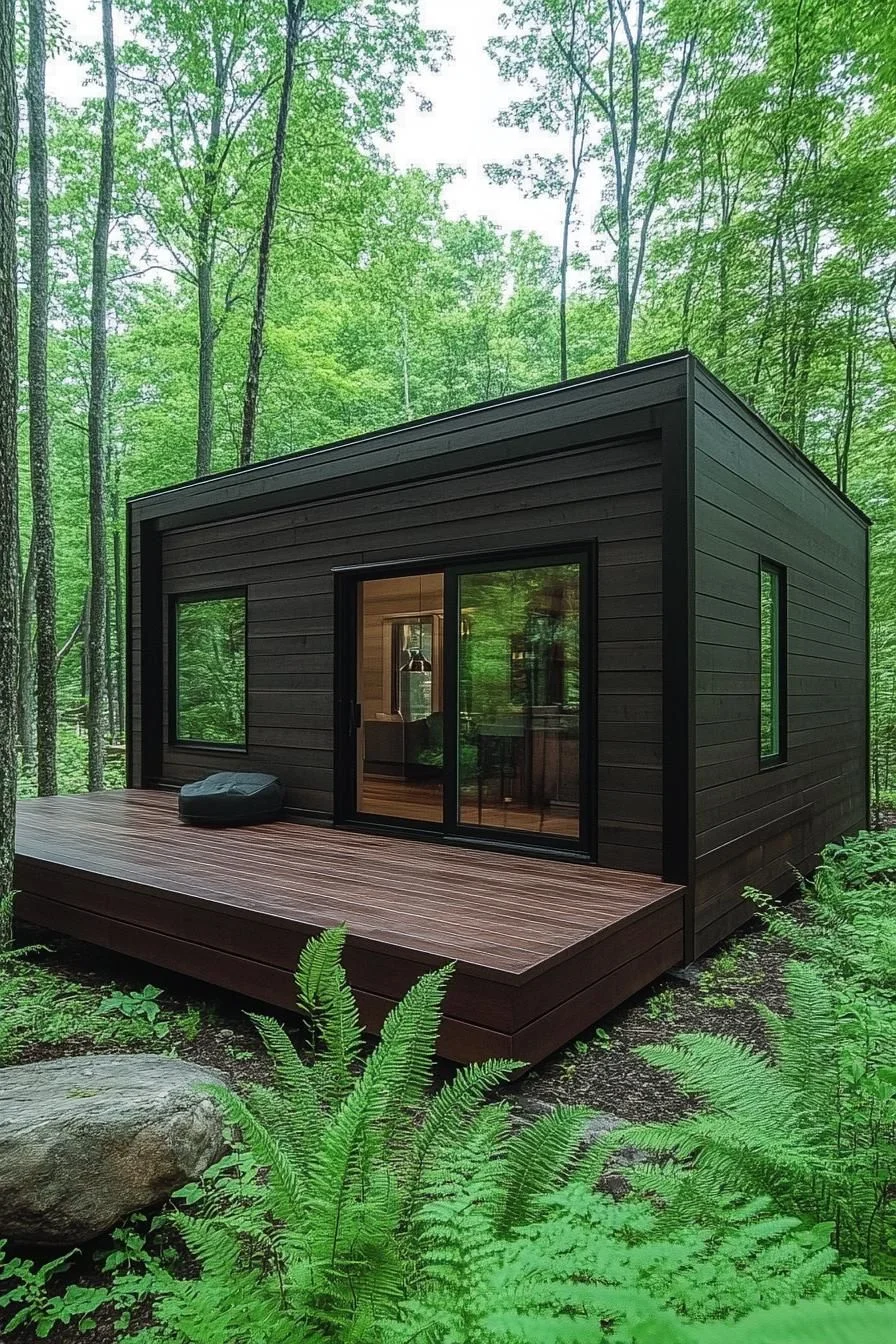 A Sleek Box Set in the Woodland