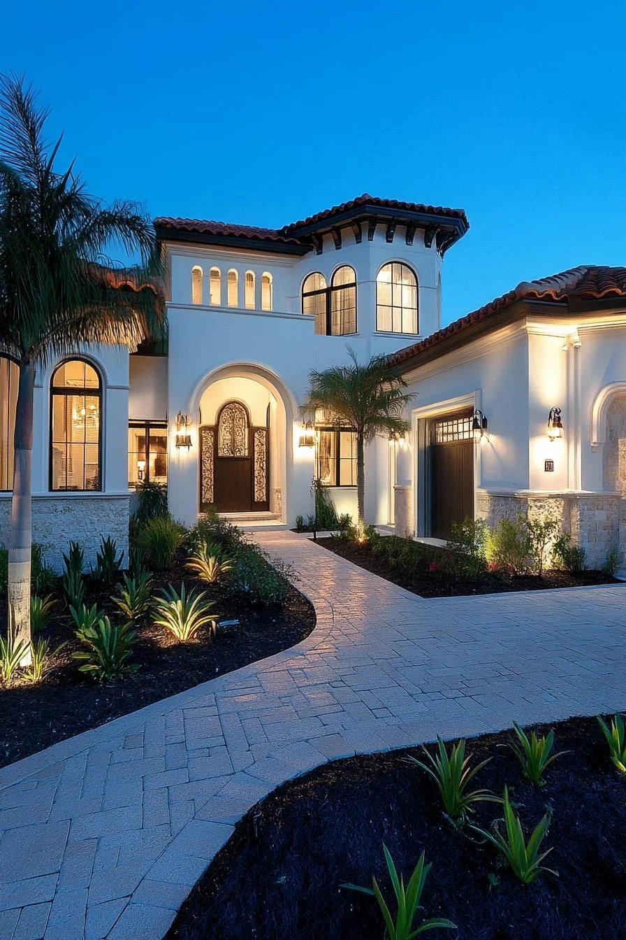 Mediterranean Style in the Evening Glow