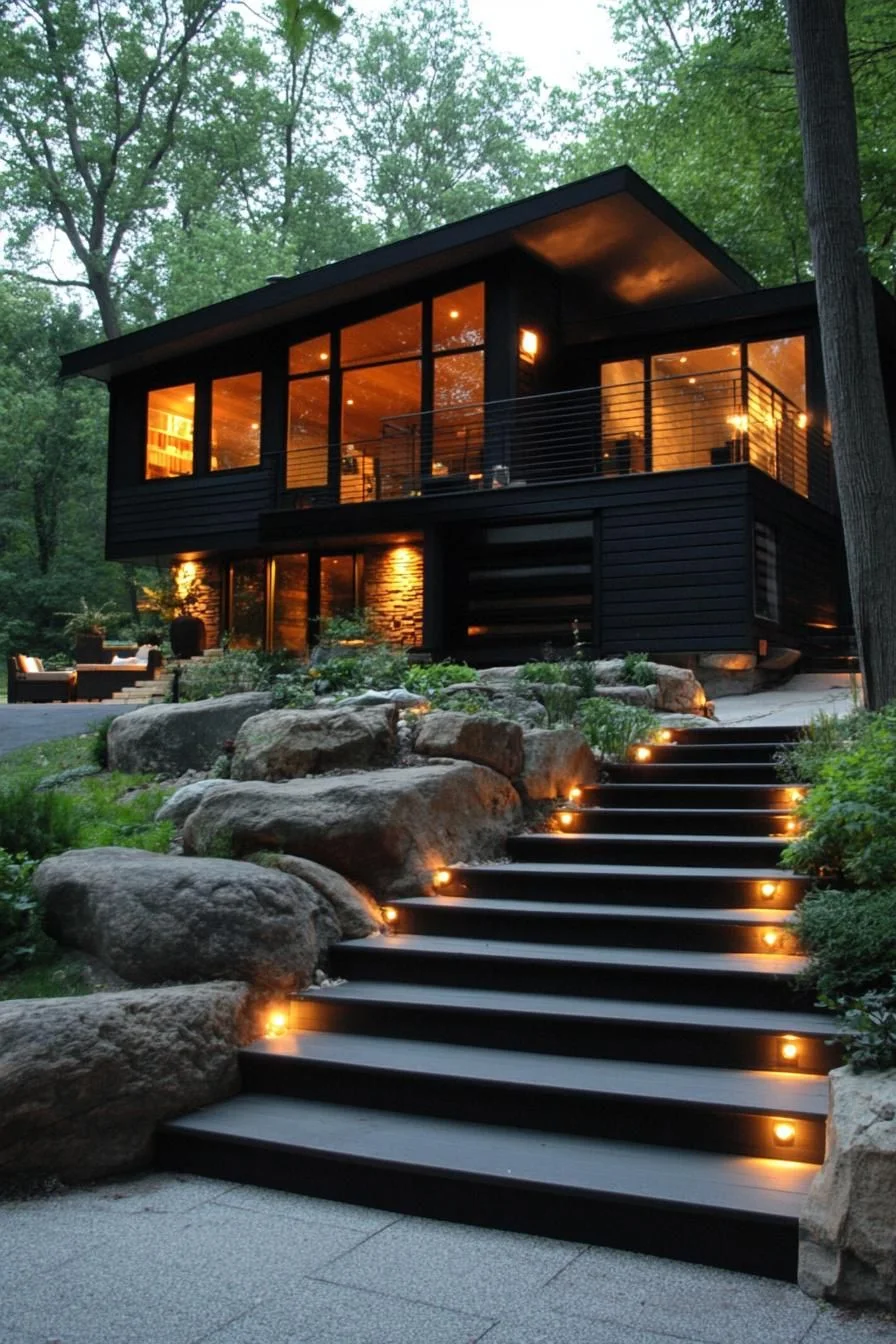 A Charcoal Hideaway in the Forest
