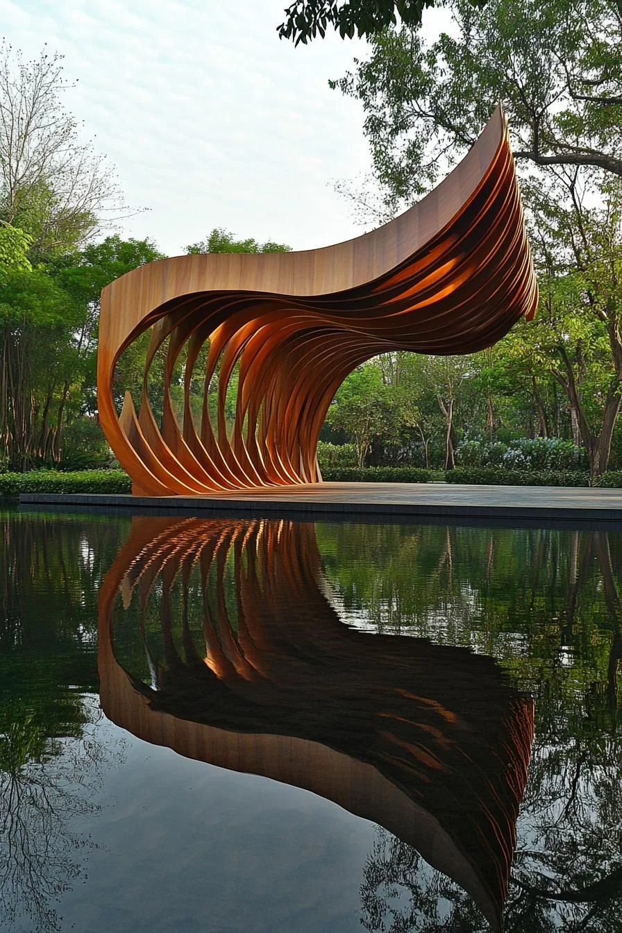 Flowing Deck Design Amid Nature
