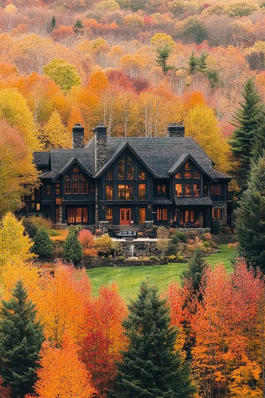 Autumn Retreat with Charcoal-Toned Accents