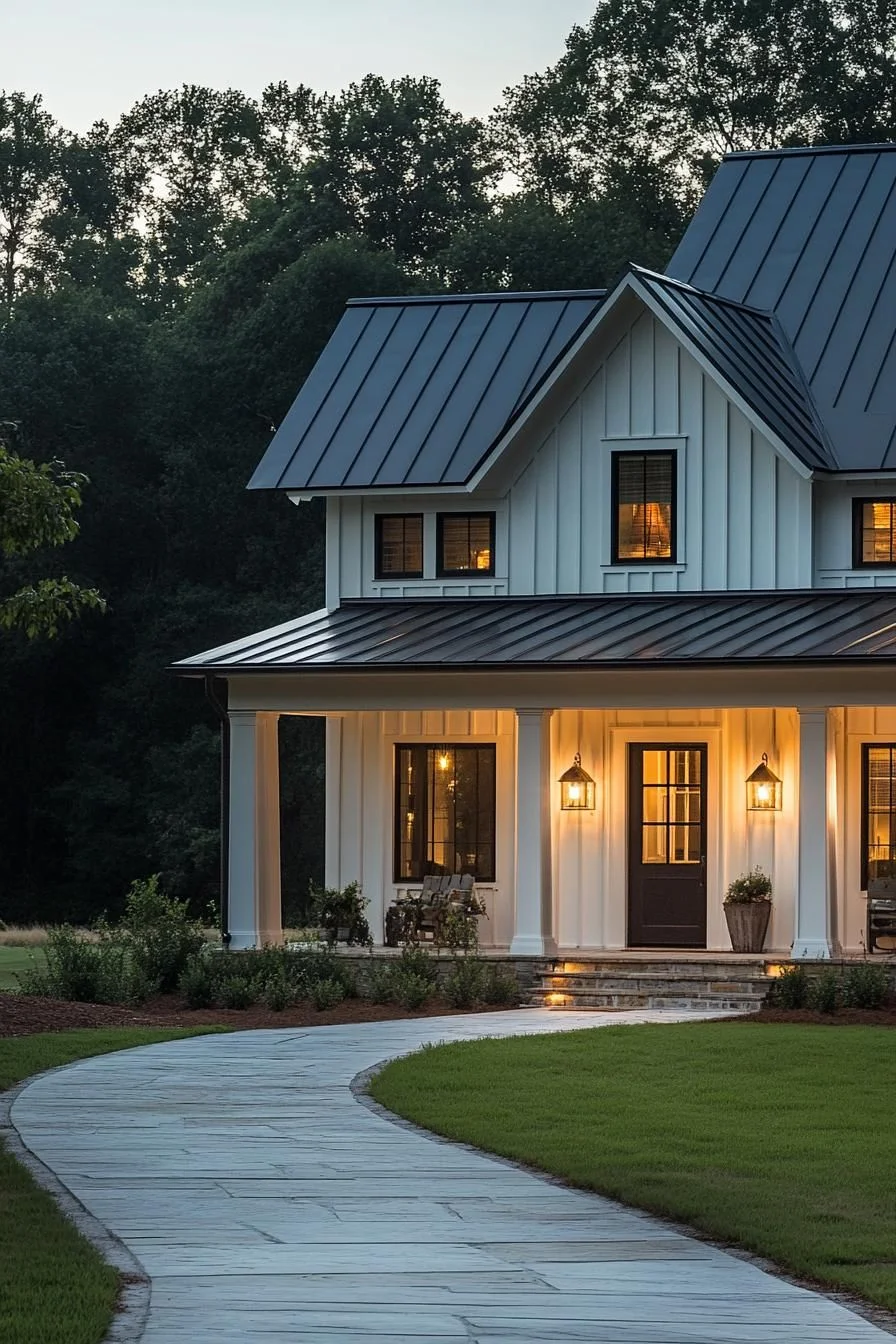 A Barn House With a Postmodern Edge