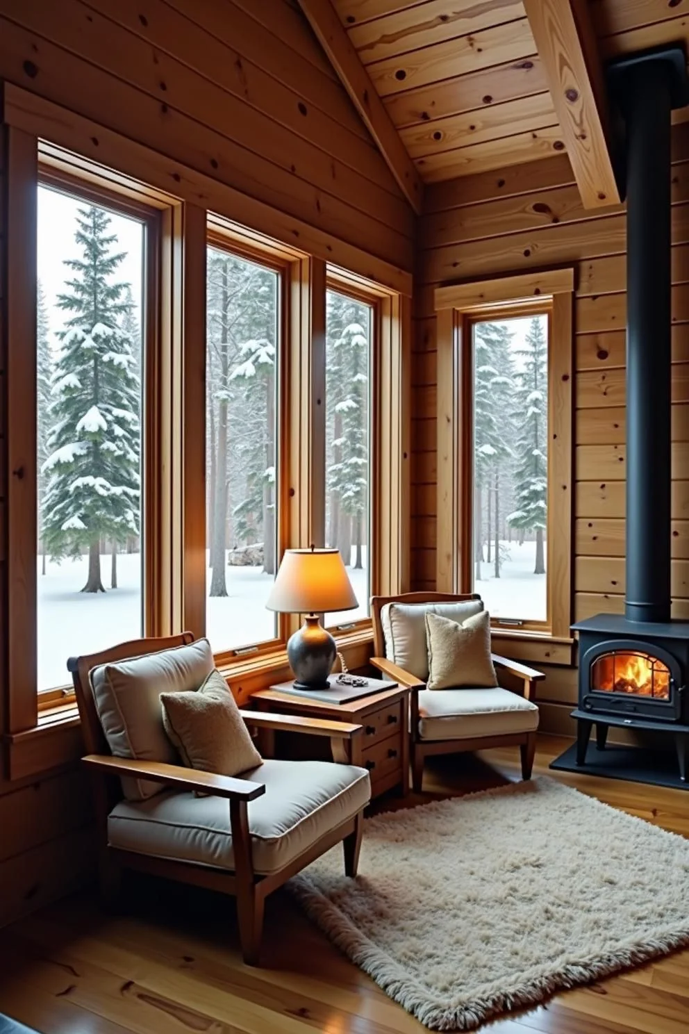 A Snug Nook Surrounded by Pines
