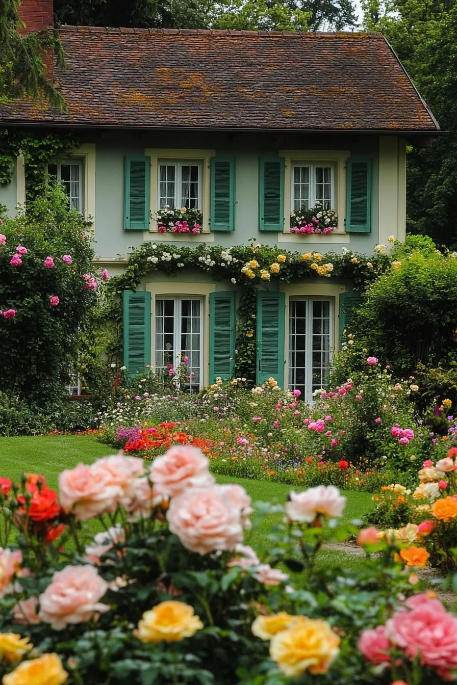 A Countryside Home Full of Blooms