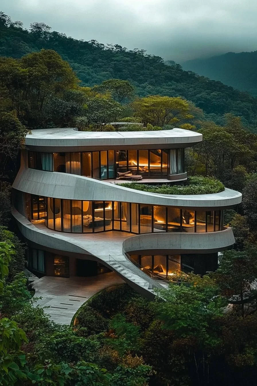 A Serene Swirl Sanctuary Drawn From Nature