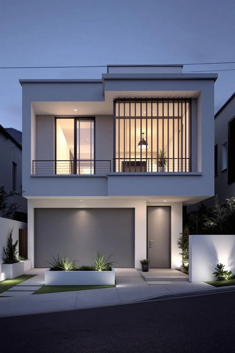 Chic Concrete Shapes This Minimalist Haven