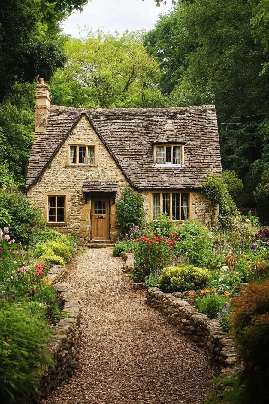 A Quiet Cottage in a Stone Grove
