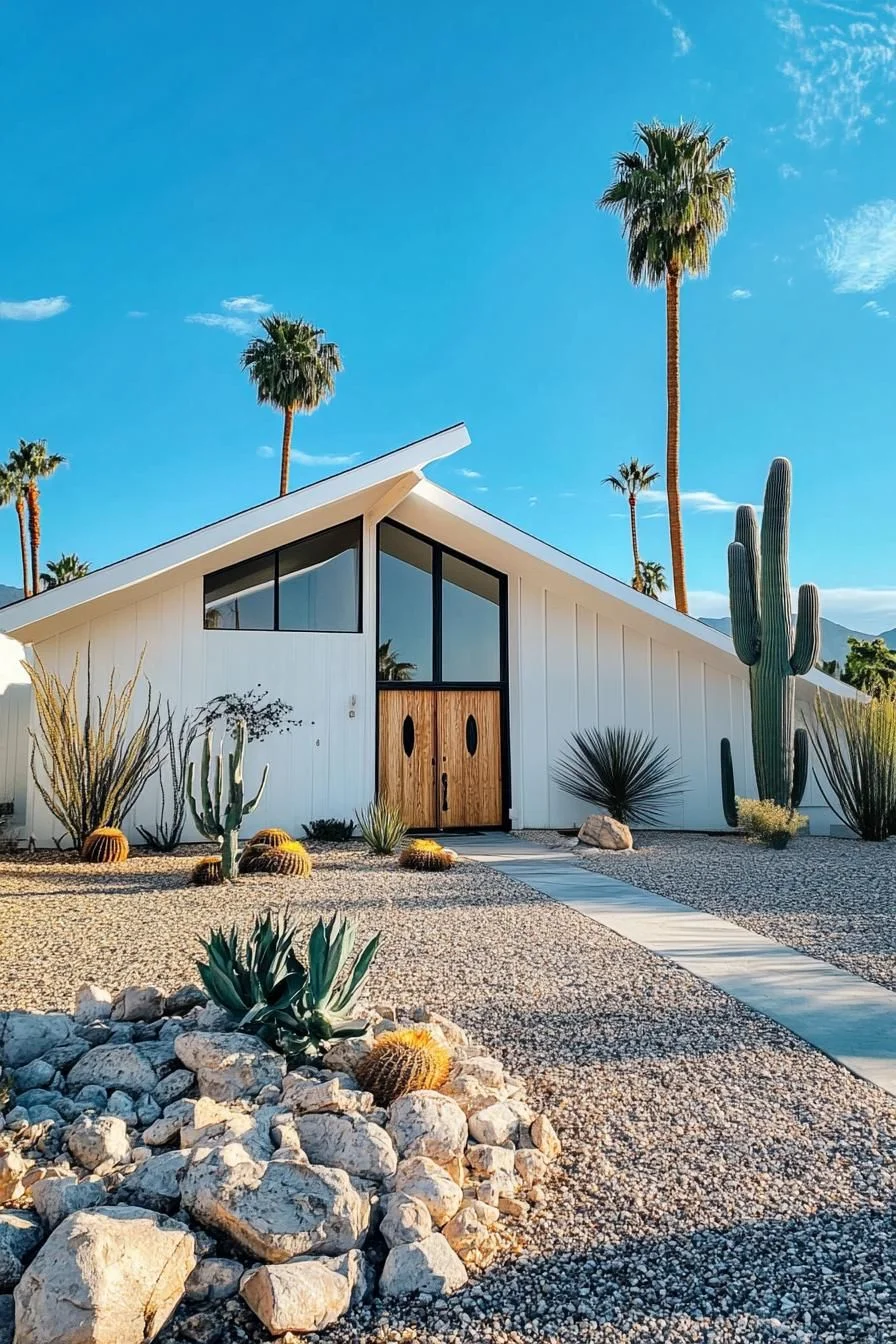 An A-Frame Home Under Desert Skies