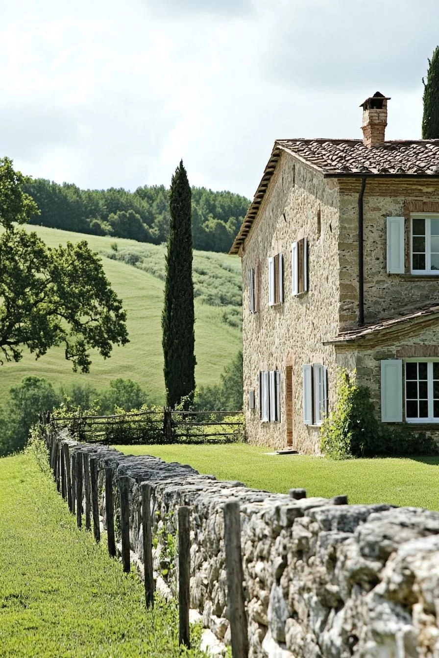 Stone Retreat Set in the Hills
