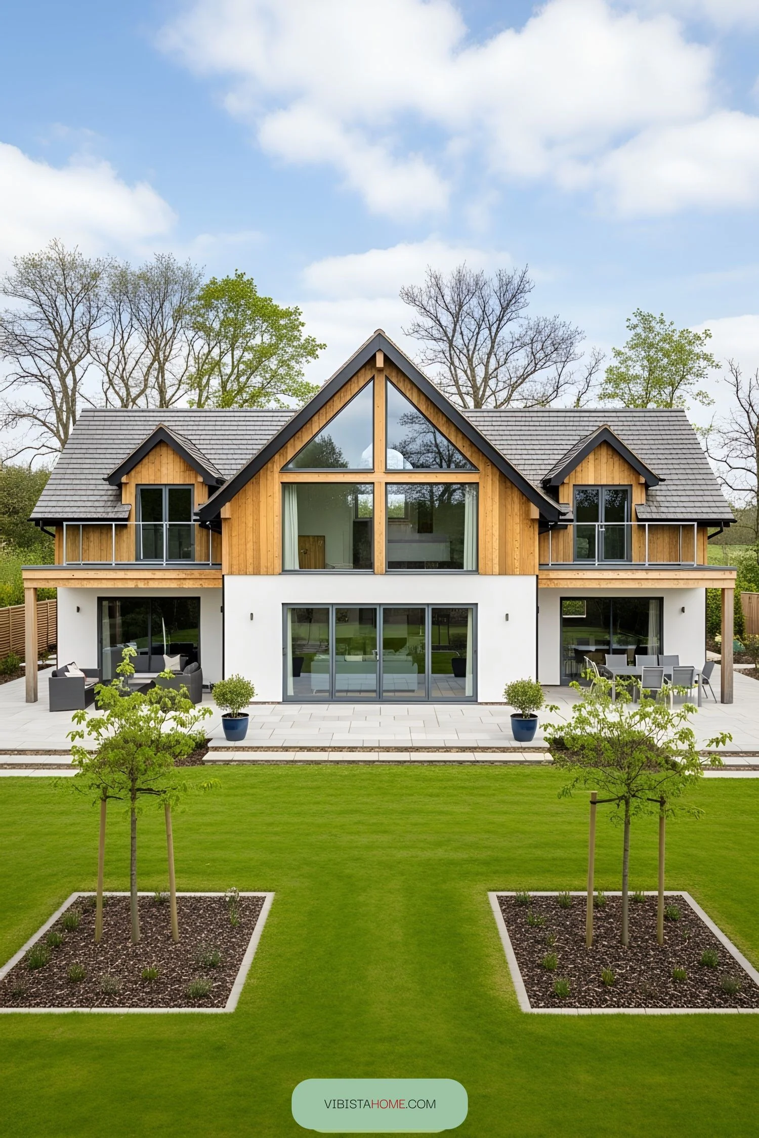 Clean-Lined Chalet With Cozy Comfort