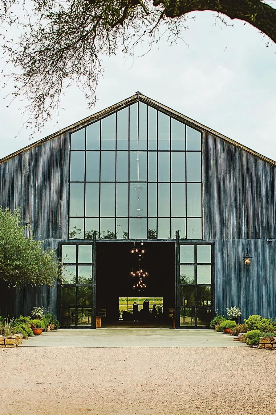 A Metal Home Built Barn-Style