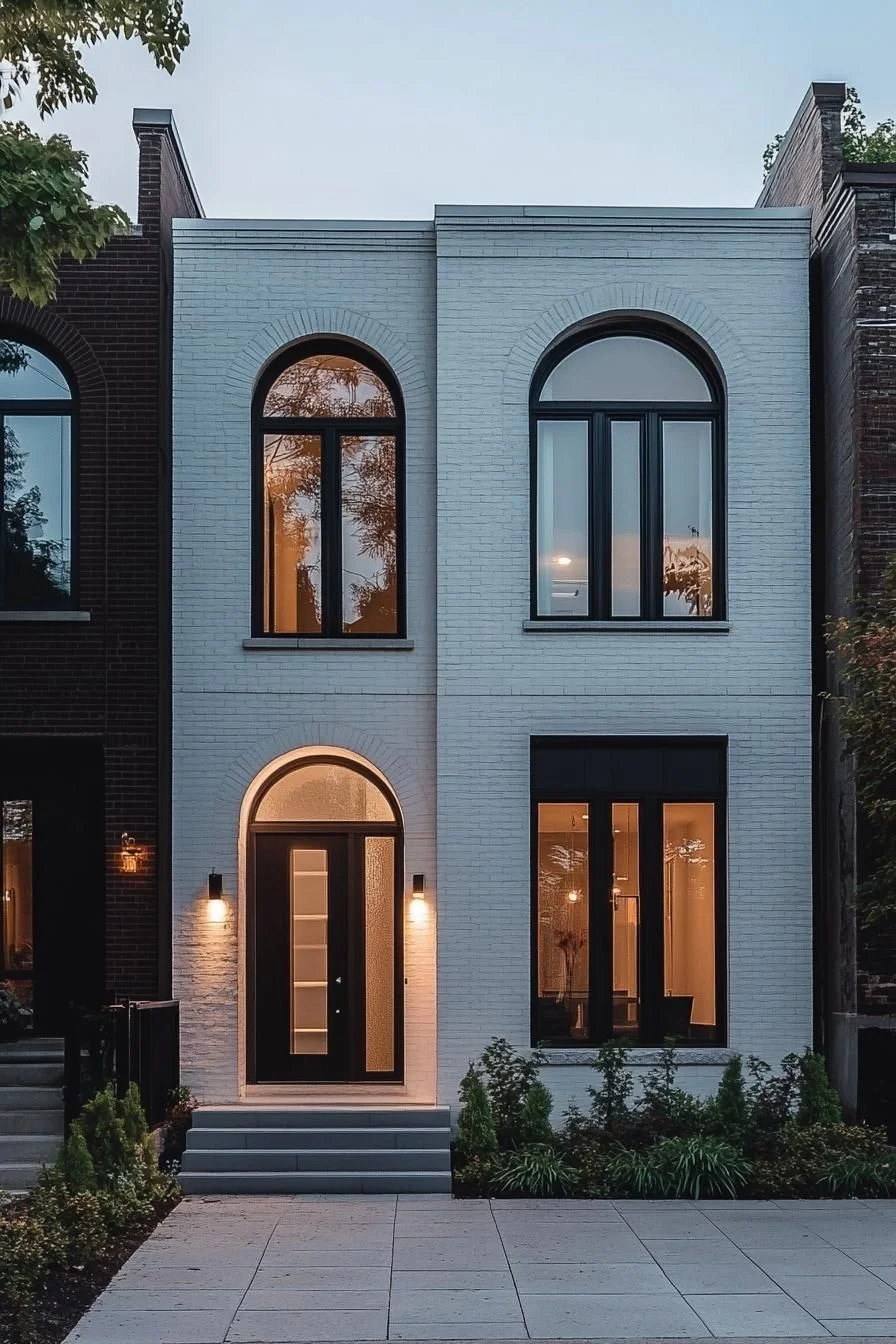 Stylish Townhouse in White Brick