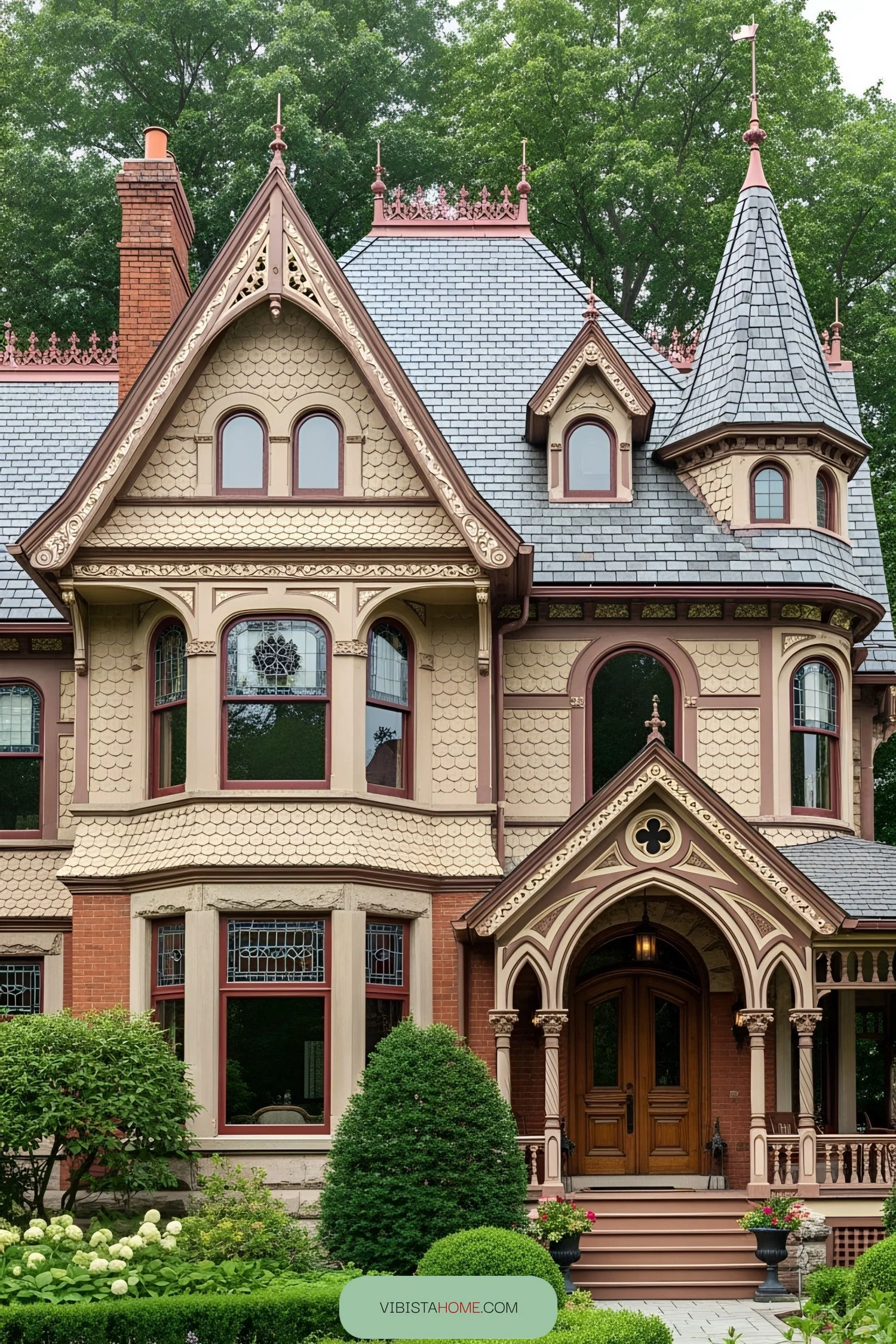 Victorian Towers Full of Whimsy