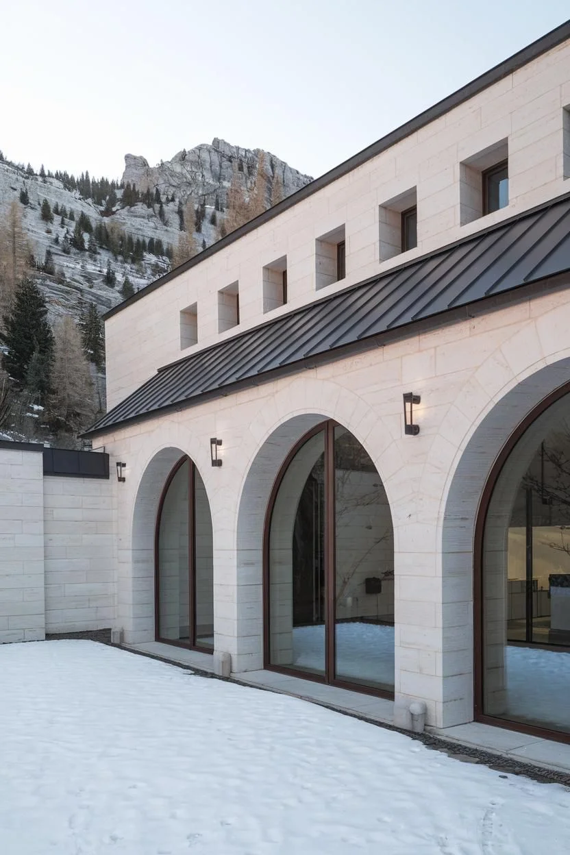 Arched Grace in a Mountain Retreat